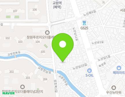 15-14 Nosannam 9-gil, Masanhappo-gu, Changwon-si, Gyeongsangnam-do, Republic of Korea Map