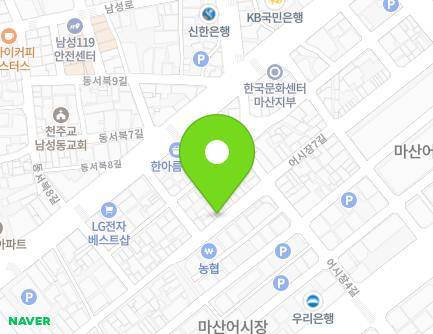 83-1 Eosijang 7-gil, Masanhappo-gu, Changwon-si, Gyeongsangnam-do, Republic of Korea Map