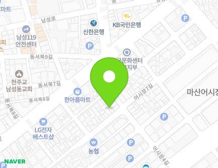 93 Eosijang 7-gil, Masanhappo-gu, Changwon-si, Gyeongsangnam-do, Republic of Korea Map
