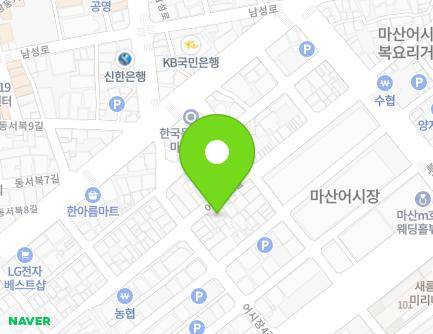 104 Eosijang 7-gil, Masanhappo-gu, Changwon-si, Gyeongsangnam-do, Republic of Korea Map