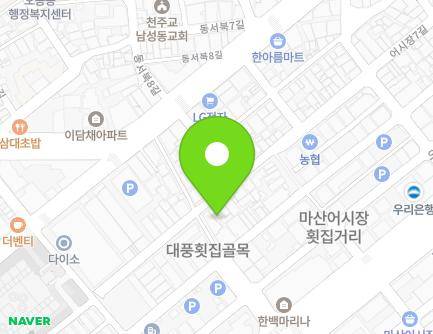 54 Eosijang 7-gil, Masanhappo-gu, Changwon-si, Gyeongsangnam-do, Republic of Korea Map