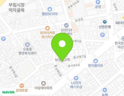 40 Dongseobuk 7-gil, Masanhappo-gu, Changwon-si, Gyeongsangnam-do, Republic of Korea Map