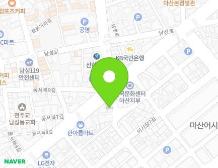 43 Eosijang 4-gil, Masanhappo-gu, Changwon-si, Gyeongsangnam-do, Republic of Korea Map