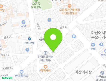 40 Eosijang 5-gil, Masanhappo-gu, Changwon-si, Gyeongsangnam-do, Republic of Korea Map
