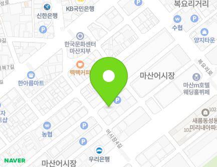 102 Eosijang 8-gil, Masanhappo-gu, Changwon-si, Gyeongsangnam-do, Republic of Korea Map
