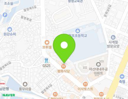 21 Woryeongbuk 14-gil, Masanhappo-gu, Changwon-si, Gyeongsangnam-do, Republic of Korea Map