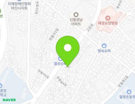 21 Banwolbuk 8-gil, Masanhappo-gu, Changwon-si, Gyeongsangnam-do, Republic of Korea Map