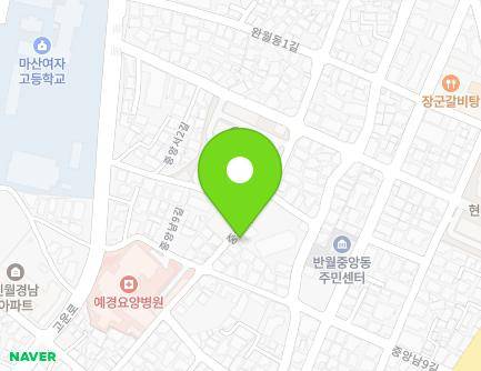 36 Jungangseo 1-gil, Masanhappo-gu, Changwon-si, Gyeongsangnam-do, Republic of Korea Map