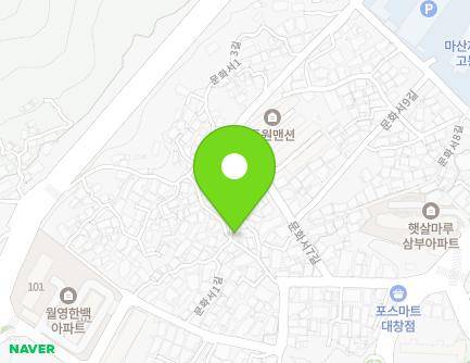 41 Munhwaseo 6-gil, Masanhappo-gu, Changwon-si, Gyeongsangnam-do, Republic of Korea Map