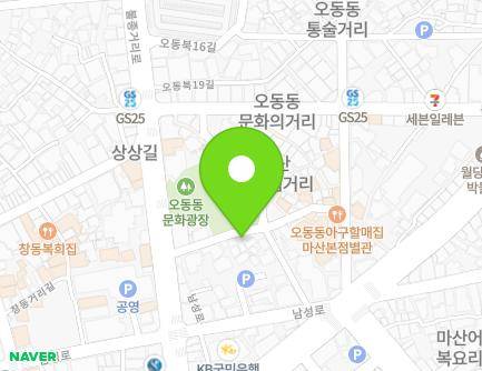 18 Dongseobuk 17-gil, Masanhappo-gu, Changwon-si, Gyeongsangnam-do, Republic of Korea Map