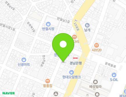23-1 Munhwabuk 1-gil, Masanhappo-gu, Changwon-si, Gyeongsangnam-do, Republic of Korea Map