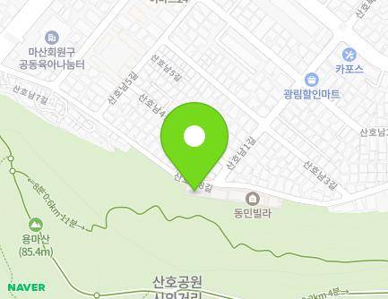 50 Sanhonam 8-gil, Masanhappo-gu, Changwon-si, Gyeongsangnam-do, Republic of Korea Map