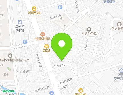 2-2 Nosanbuk 8-gil, Masanhappo-gu, Changwon-si, Gyeongsangnam-do, Republic of Korea Map