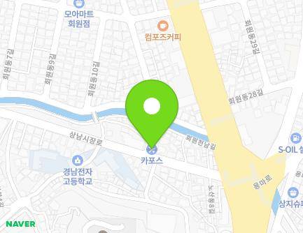 41 Sangnamsijang-ro, Masanhappo-gu, Changwon-si, Gyeongsangnam-do, Republic of Korea Map