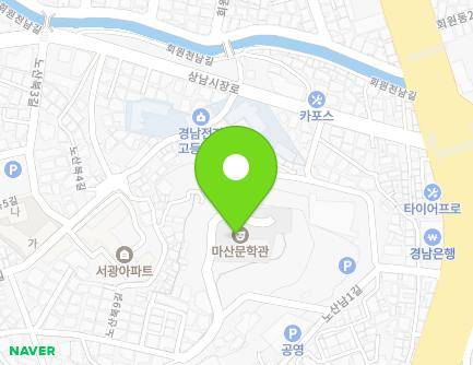 49-1 Nosanbuk 8-gil, Masanhappo-gu, Changwon-si, Gyeongsangnam-do, Republic of Korea Map