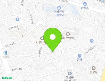 37-3 Nosanbuk 8-gil, Masanhappo-gu, Changwon-si, Gyeongsangnam-do, Republic of Korea Map