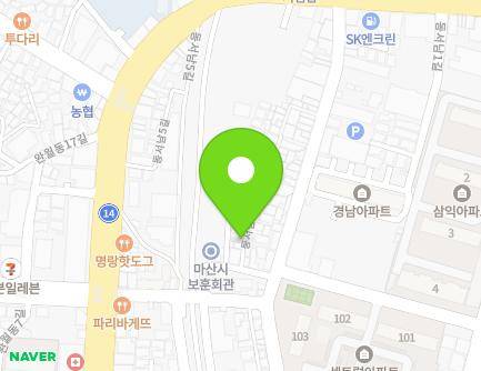 9 Dongseonam 3-gil, Masanhappo-gu, Changwon-si, Gyeongsangnam-do, Republic of Korea Map