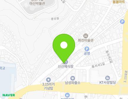 121 Monggojeong-gil, Masanhappo-gu, Changwon-si, Gyeongsangnam-do, Republic of Korea Map