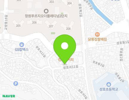 43 Seonghoseo 11-gil, Masanhappo-gu, Changwon-si, Gyeongsangnam-do, Republic of Korea Map
