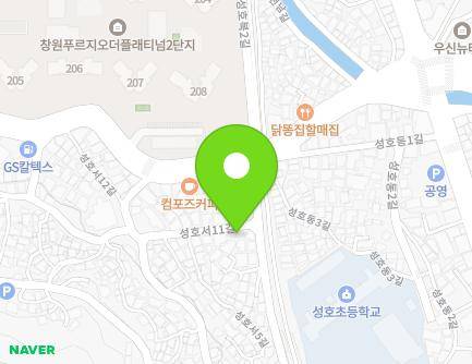 52 Seonghoseo 11-gil, Masanhappo-gu, Changwon-si, Gyeongsangnam-do, Republic of Korea Map