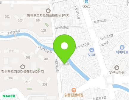 150-1 Gyobangcheonnam-gil, Masanhappo-gu, Changwon-si, Gyeongsangnam-do, Republic of Korea Map