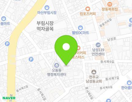 9-1 Dongseobuk 6-gil, Masanhappo-gu, Changwon-si, Gyeongsangnam-do, Republic of Korea Map