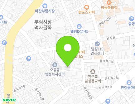 9 Dongseobuk 6-gil, Masanhappo-gu, Changwon-si, Gyeongsangnam-do, Republic of Korea Map