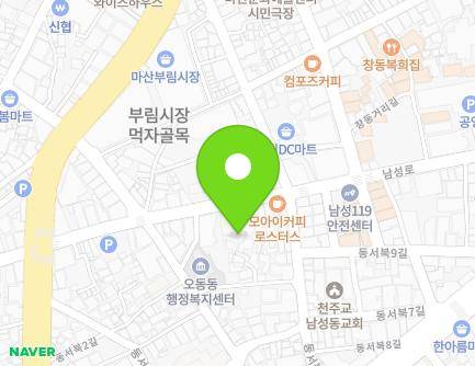 11-14 Dongseobuk 6-gil, Masanhappo-gu, Changwon-si, Gyeongsangnam-do, Republic of Korea Map