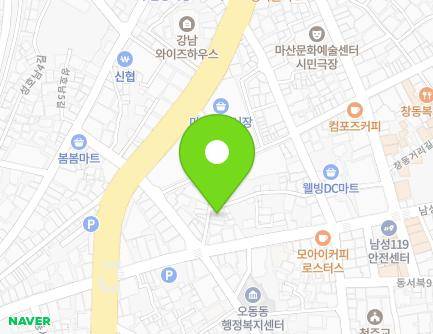10 Dongseobuk 11-gil, Masanhappo-gu, Changwon-si, Gyeongsangnam-do, Republic of Korea Map