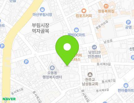 11-6 Dongseobuk 6-gil, Masanhappo-gu, Changwon-si, Gyeongsangnam-do, Republic of Korea Map