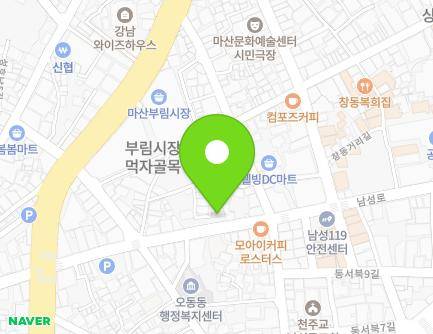 18-20 Dongseobuk 11-gil, Masanhappo-gu, Changwon-si, Gyeongsangnam-do, Republic of Korea Map