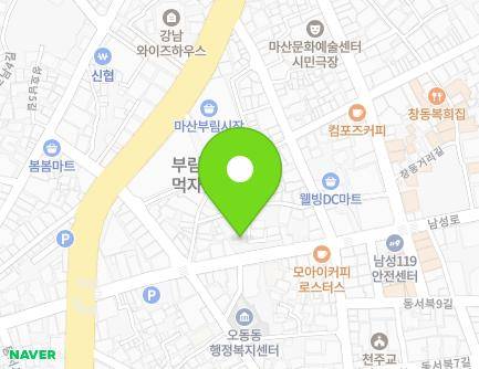 18-12 Dongseobuk 11-gil, Masanhappo-gu, Changwon-si, Gyeongsangnam-do, Republic of Korea Map