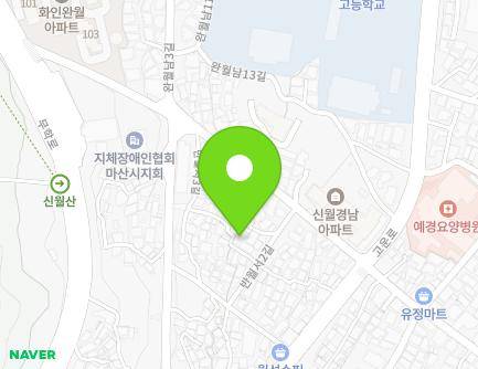 22 Banwolseo 1-gil, Masanhappo-gu, Changwon-si, Gyeongsangnam-do, Republic of Korea Map