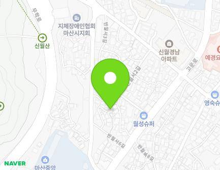 15-3 Banwolseo 5-gil, Masanhappo-gu, Changwon-si, Gyeongsangnam-do, Republic of Korea Map
