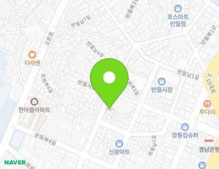 58-14 Banwollam 2-gil, Masanhappo-gu, Changwon-si, Gyeongsangnam-do, Republic of Korea Map