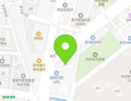 262 Haean-daero, Masanhappo-gu, Changwon-si, Gyeongsangnam-do, Republic of Korea Map