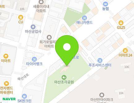 35 Susan 2-gil, Masanhappo-gu, Changwon-si, Gyeongsangnam-do, Republic of Korea Map