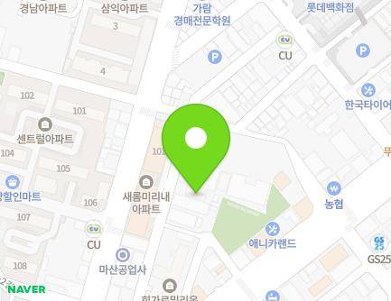 38 Dongseodong 3-gil, Masanhappo-gu, Changwon-si, Gyeongsangnam-do, Republic of Korea Map