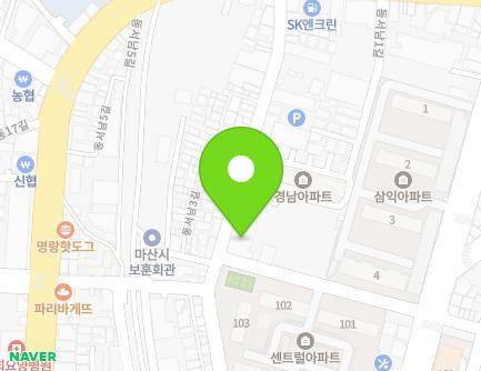 43 Dongseonam 2-gil, Masanhappo-gu, Changwon-si, Gyeongsangnam-do, Republic of Korea Map