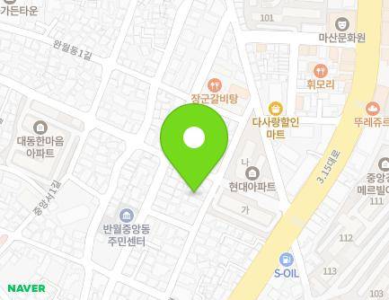 21-1 Jungangnam 8-gil, Masanhappo-gu, Changwon-si, Gyeongsangnam-do, Republic of Korea Map