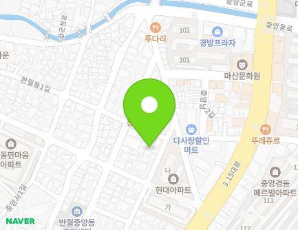 73 Jungangnam 4-gil, Masanhappo-gu, Changwon-si, Gyeongsangnam-do, Republic of Korea Map