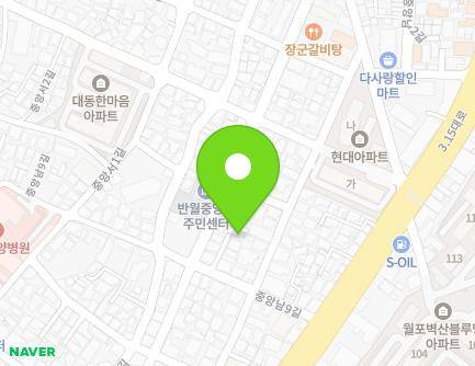 18-3 Jungangnam 9-gil, Masanhappo-gu, Changwon-si, Gyeongsangnam-do, Republic of Korea Map