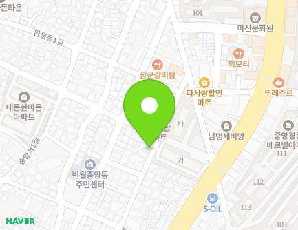 59 Jungangnam 4-gil, Masanhappo-gu, Changwon-si, Gyeongsangnam-do, Republic of Korea Map