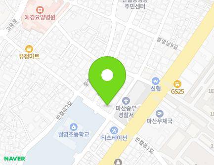 12 Jungangnam 11-gil, Masanhappo-gu, Changwon-si, Gyeongsangnam-do, Republic of Korea Map