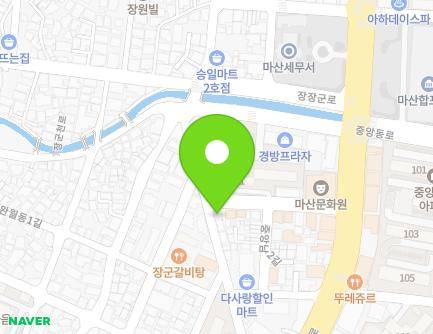 23 Jungangnam 1-gil, Masanhappo-gu, Changwon-si, Gyeongsangnam-do, Republic of Korea Map