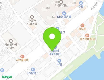398 Haean-daero, Masanhappo-gu, Changwon-si, Gyeongsangnam-do, Republic of Korea Map