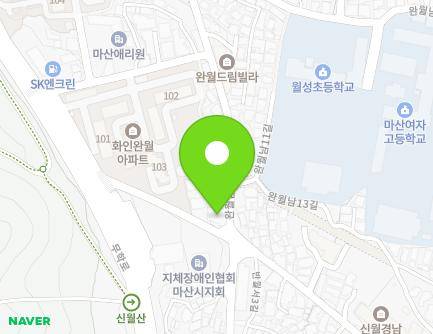 5 Wanwollam 3-gil, Masanhappo-gu, Changwon-si, Gyeongsangnam-do, Republic of Korea Map