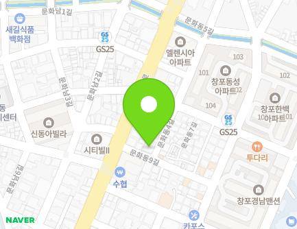 7 Munhwadong 9-gil, Masanhappo-gu, Changwon-si, Gyeongsangnam-do, Republic of Korea Map