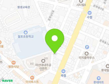32 Woryeongbuk 15-gil, Masanhappo-gu, Changwon-si, Gyeongsangnam-do, Republic of Korea Map