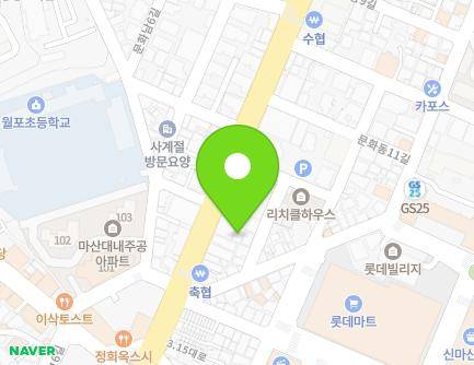 5-1 Munhwadong 12-gil, Masanhappo-gu, Changwon-si, Gyeongsangnam-do, Republic of Korea Map